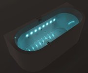 Polysan Colorterapie Rgb Vnitřní Bodové Osvětlení Vany, 8 Led Diod