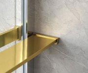 Polysan Polička Zkracovatelná Na Walk-in Zástěnu 60-140cm, Zlato Mat