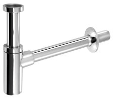 Bruckner Umyvadlový Sifon 5/4", Dn32, Kulatý, Chrom