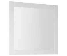 Aqualine Favolo Zrcadlo V Rámu 80x80cm, Bílá Mat