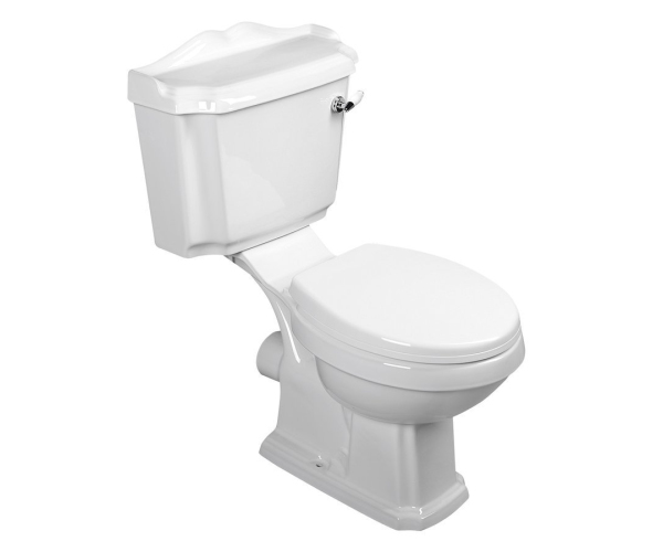 Aqualine Antik Wc Kombi Retro, Zadní Odpad, Bílá