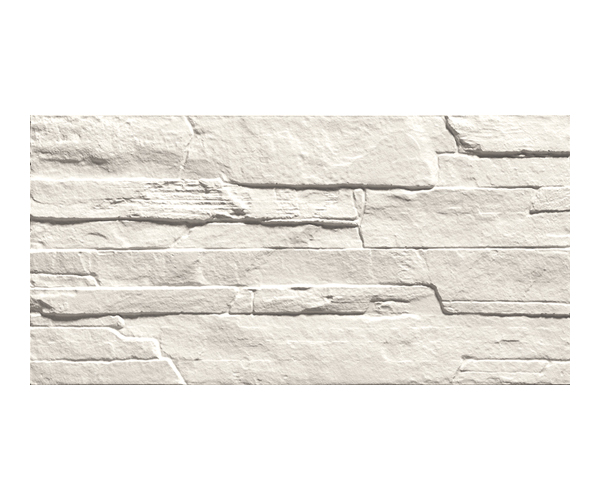 Dekor jako kámen Sichenia Pavé Wall Dolmen Bianco 22,5x45 - bílá