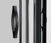 Gelco Sigma Simply Black čtvrtkruhová Sprchová Zástěna 800x800 Mm, R550, čiré Sklo