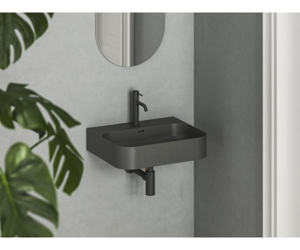 Umyvadlo Ceramic Slim Wall R, nástěnné - Umyvadlo Ceramic Slim Wall R 55 N, s otvorem p