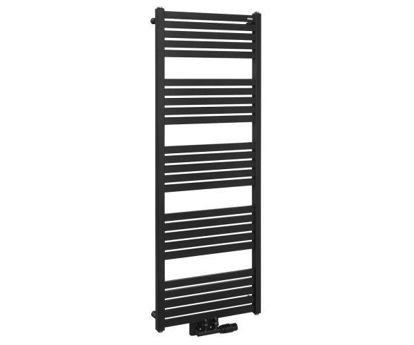 Bruckner Grunt Otopné Těleso Rovné 500x1330 Mm, Středové Připojení, černá Mat