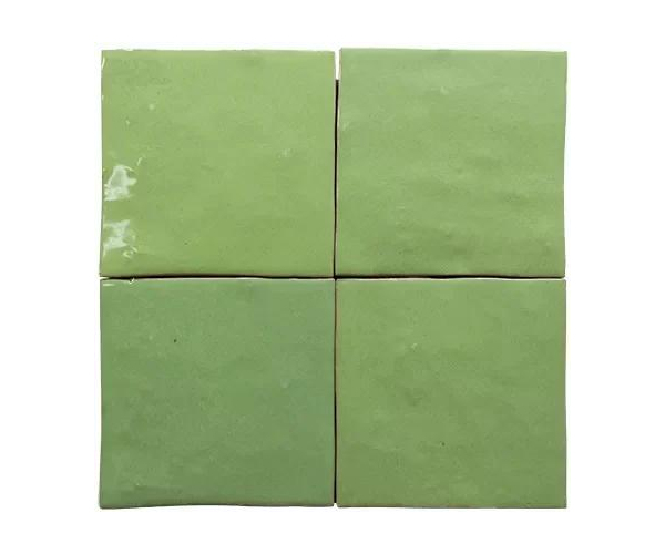 Retro obklad Cevica Zelij Verde Hierba 10x10 - zelená