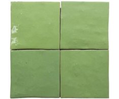 Cevica Zelij Verde Hierba 10x10