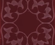 Vzorovaný dekor Aleluia Urban Atelier Decor Glam Sangue 10x10 - vínová