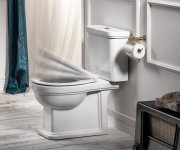 Gsi Classic Wc Sedátko, Soft Close, Quick Release, Bílá/chrom