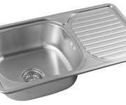 Aqualine Nerezový Vestavný Dřez S Odkapem 76x18x42cm