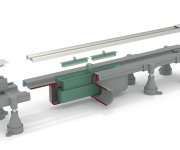 Omp Tea Sumisura Podlahový žlab S Nerezovým Roštem, L-450-1230, Dn50