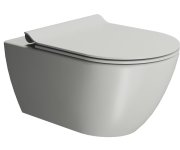Gsi Pura Závěsná Wc Mísa, Swirlflush, 36x55cm, Cenere Dual-mat