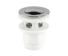 Mereo Výpusť Uzavírací Clic-clac  O 5/4", Plastová S Přepadem, Kulatá