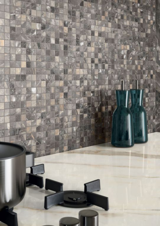 Realizace Backsplash mozaika ze série Caesar Anima Futura