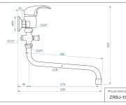 Vanová Stěnová Baterie Do Bytového Jádra S Kulatým Ramínkem, Rozteč 150 Mm - Chrom – Zora ZRBJ-150