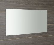 Sapho Plain Zrcadlo S Broušenou Hranou 120x60cm, Zakulacené Rohy, Cu Free