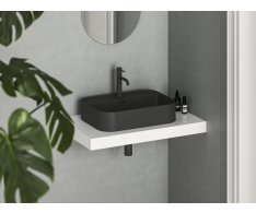 Umyvadlo Ceramic Slim Shelf R - Umyvadlo Ceramic Slim Shelf R 55, s otvorem pro baterii, s