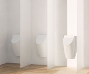Gsi Community Urinál Se Zakrytým Přívodem Vody S Otvory Pro Víko, Rimless, 31x65cm, Bílá Extraglaze