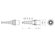 Bruckner Ht Koncovka Se Zpětnou Klapkou Pro Připojení Hadice 10-26mm, Dn32