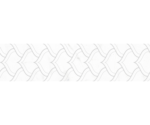 Dekor jako kámen EdimaxAstor Concert Silver Pinecone White 10x40 Matt. - bílá