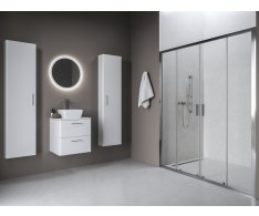 Sprchové dveře Blix II NBLDP4 - NBLDP4 140, lesk+transparent