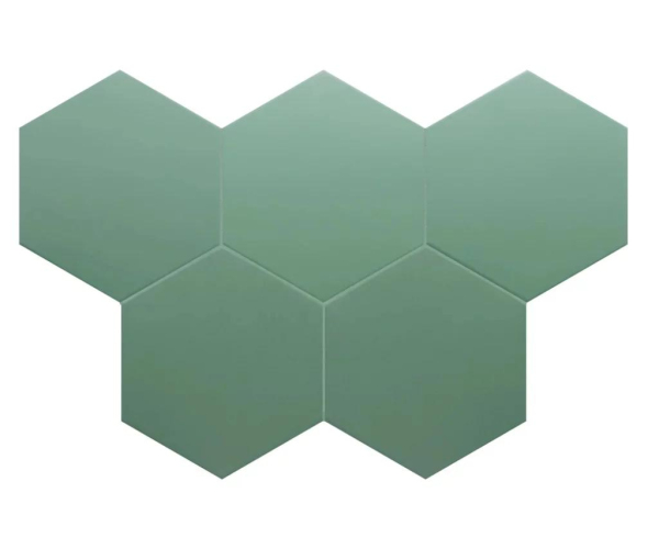 Dlažba Equipe Coimbra Pickle Green 17,5x20 - zelená