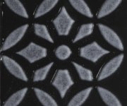 Vzorovaný dekor Aleluia Urban Atelier Decor Glam Preto 10x10