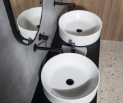 Gsi Kube X Keramické Umyvadlo Na Desku, Průměr 45cm, Bílá Extraglaze