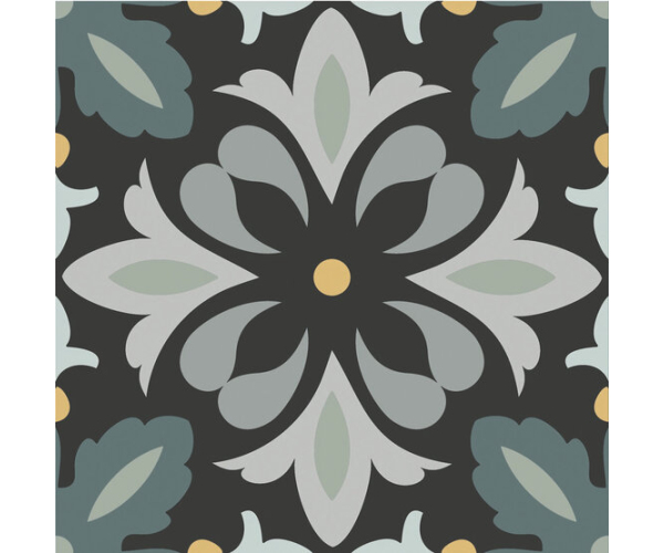 Retro dlažba APE Tonality Daisy Night 15x15