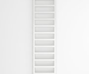 Sapho Gianluca Otopné Těleso 400x1590 Mm, Bílá Mat