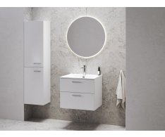 Vysoká skříňka Chrome II - SB Chrome II 39 L, bílá, madlo 152 mm, chrom