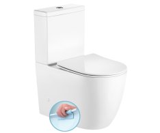 Sapho Infinity Wc Kombi, Rimless, Spodní/zadní Odpad, Bílá