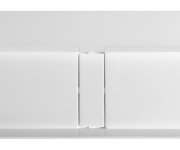 Sapho Cubis Dvojumyvadlo, Litý Mramor, 120x40cm, Bílá