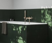 Vanová nástěnná baterie Espirit, se sprchovým setem - ES 022.60RGB.+S Vanová nástěnná baterie se sprchovým setem, růžové zlato kartáčované X07S127