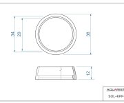 Náhradní Krytka Pod Páku Pro Baterie Sol3115p SOL+KPP-2