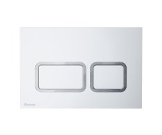 WC ovládací tlačítko Twin - WC tlačítko Twin, satin
