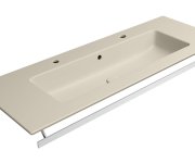 Gsi Pura Keramické Dvojumyvadlo Slim 122x46cm, Creta Mat