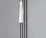 Sapho Pilon Otopné Těleso 270x1800mm, Se čtyřmi Háčky Pro Ručník, Chrom
