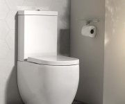 Kerasan Flo Wc Kombi, Spodní/zadní Odpad, Bílá