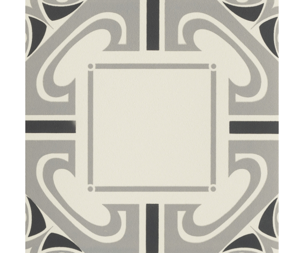 Retro dlažba Grazia Althaus Dresda Grigio/Nero 20x20