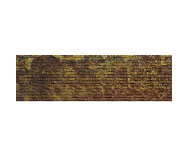 Dekor jako kov Aparici Corten Oxidum Swell 45x120 Rett. - hnědá