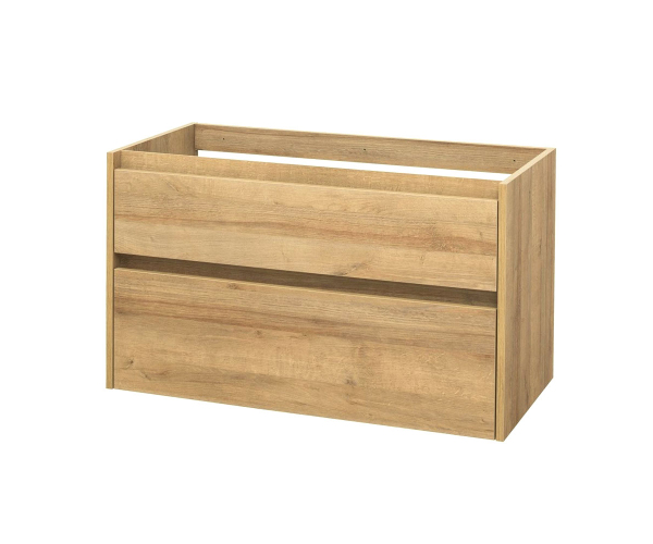 Mereo Opto, Koupelnová Skříňka 100 Cm, Dub Riviera