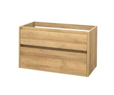 Mereo Opto, Koupelnová Skříňka 100 Cm, Dub Riviera