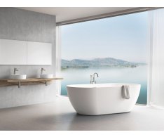 Vana Freedom O - Vana Freedom O 169x80, volně stojící, bílá, krytka odtoku bílá/če