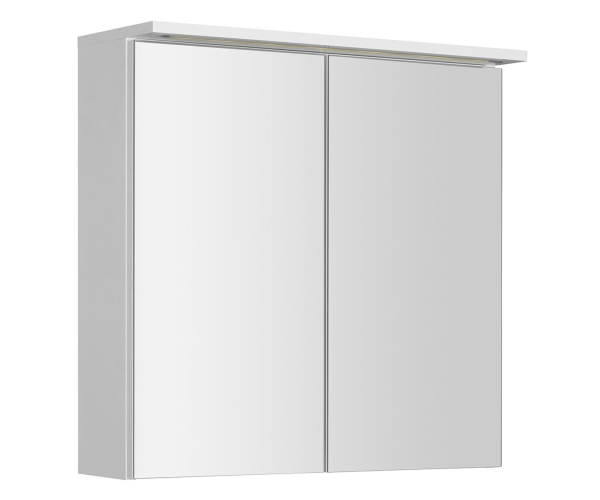 Aqualine Kawa Strip Galerka S Led Osvětlením 70x70x22cm, Bílá