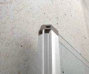 Aqualine Wila Vanová Zástěna 900x1400mm Skládací, Chrom, čiré Sklo