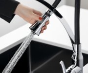 Sapho Hebe Stojánková Dřezová Baterie Se Sprškou, Chrom