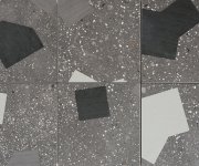 Dlažba jako beton Ape Ama Ricetta Graphite Taglio 15x15 Matt. Rett.