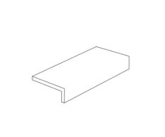 CIR Cotto del Campiano Cotto Dorato Elemento ad "L" monolitico 10x40x5