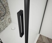 Gelco Trinity Black Obdélníkový Sprchový Kout 1000x900mm, čiré Sklo, Pravé